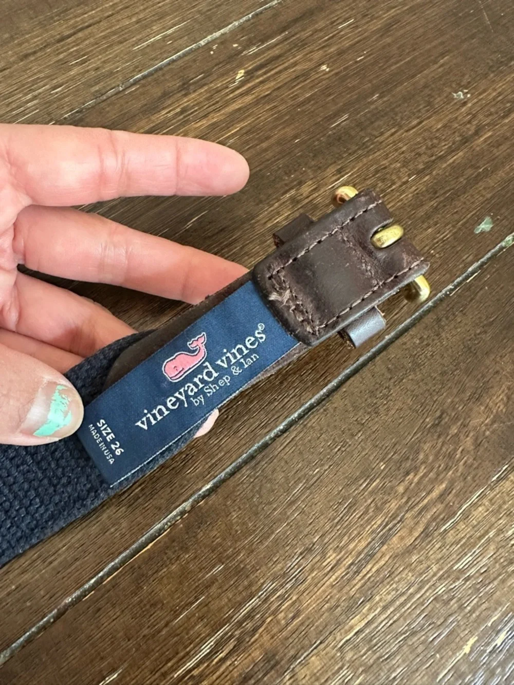 Vineyard vines belt
